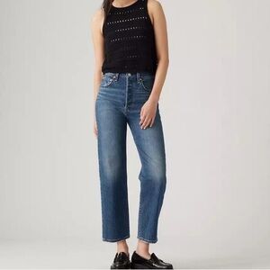 Levi’s Ribcage Straight Ankle Jeans